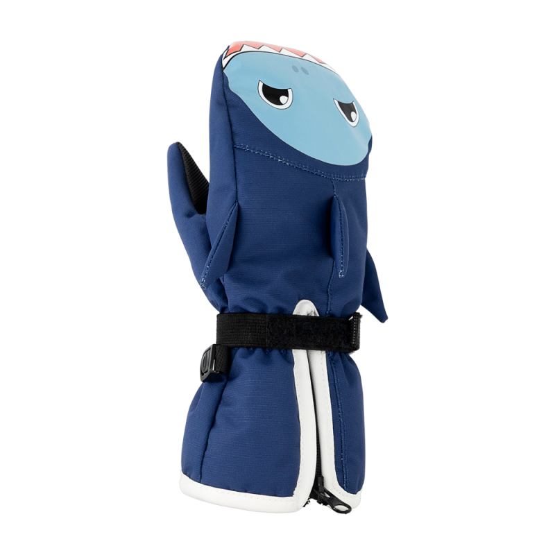 DEČIJE SKI RUKAVICE U PLAVOJ BOJI SA MOTIVOM AJKULE DEČIJE SKI RUKAVICE | BLUE | XS-S | Diel